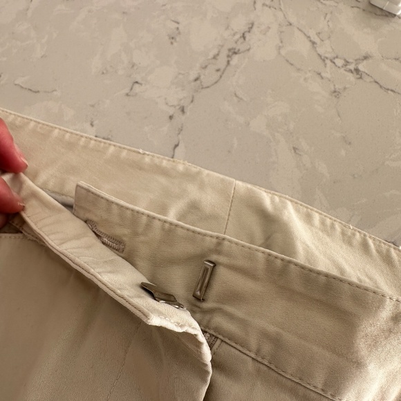 DKNY Womens Stretch Cotton Pants 10 with Hem Width Adjustment Detail NICE! - Picture 8 of 13